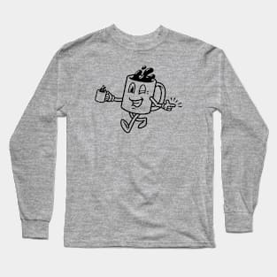 Coffee & Finger Guns Long Sleeve T-Shirt